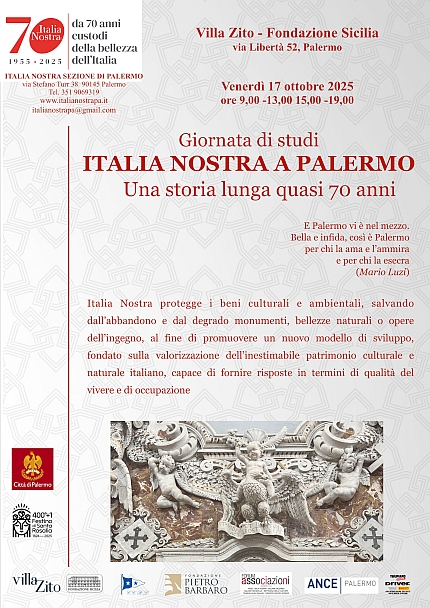 LOCANDINA convegno ItaliaNostraPA 17ott2025
