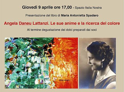9 aprile presentazione del libro di M. A. Spadaro su Angela Daneu Lattanzi